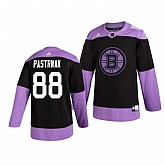 Bruins 88 David Pastrnak Black Purple Hockey Fights Cancer Adidas Jersey Dzhi,baseball caps,new era cap wholesale,wholesale hats